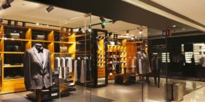 Elevating Aesthetics and Acoustics in Retail Spaces - White Fibre Glass Wool Ceiling Tiles