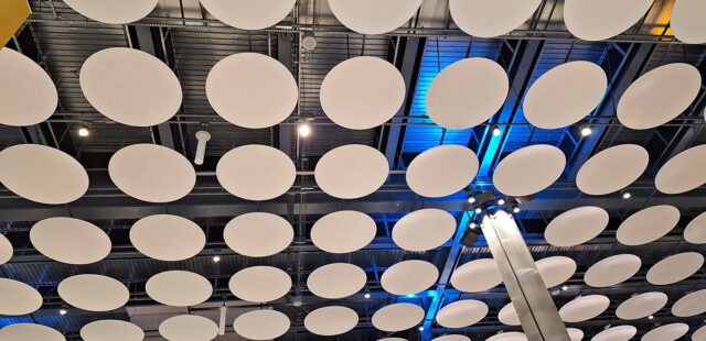 Air Travel Serenity: Acoustic Ceiling Clouds for Airport Terminals