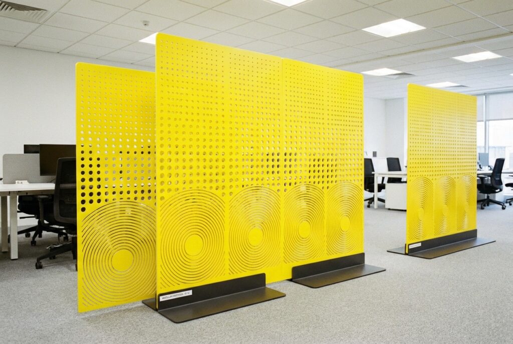 CNC-Cut PET Acoustic Panels | Intricate Perforations and Pattern Work | Amazone By Furnitech