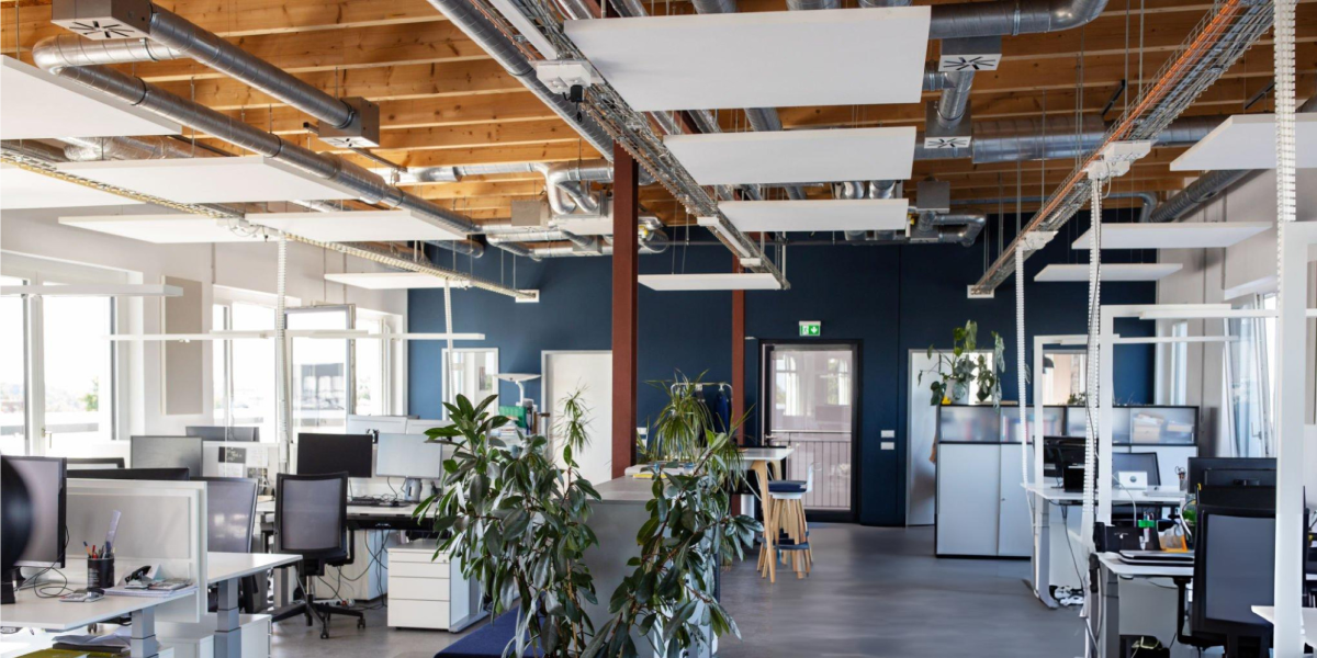 Choosing Between Acoustic Baffles and Acoustic Ceiling Clouds For Optimal Sound | Amazone By Furnitech