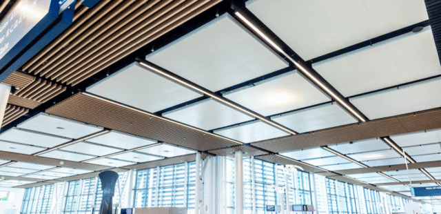 Do Acoustic Ceiling Clouds Really Work for Large Spaces