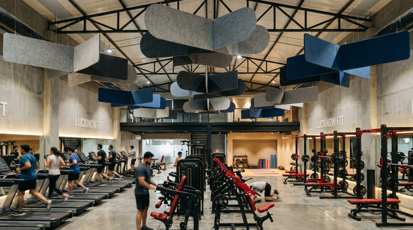 Acoustic Ceiling Clouds For Gyms In Lucknow