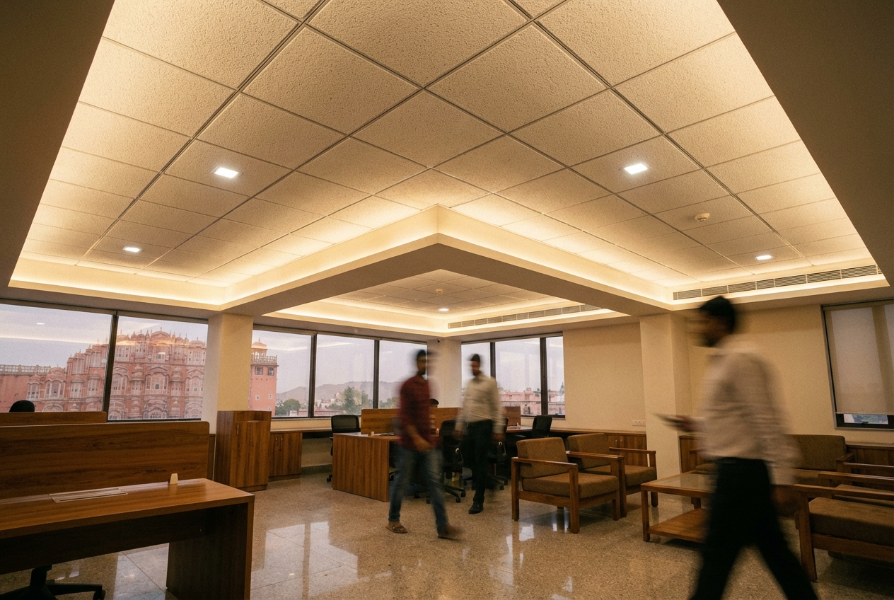 Acoustic Ceiling Tiles Jaipur | Enhance Your IT Office Environment