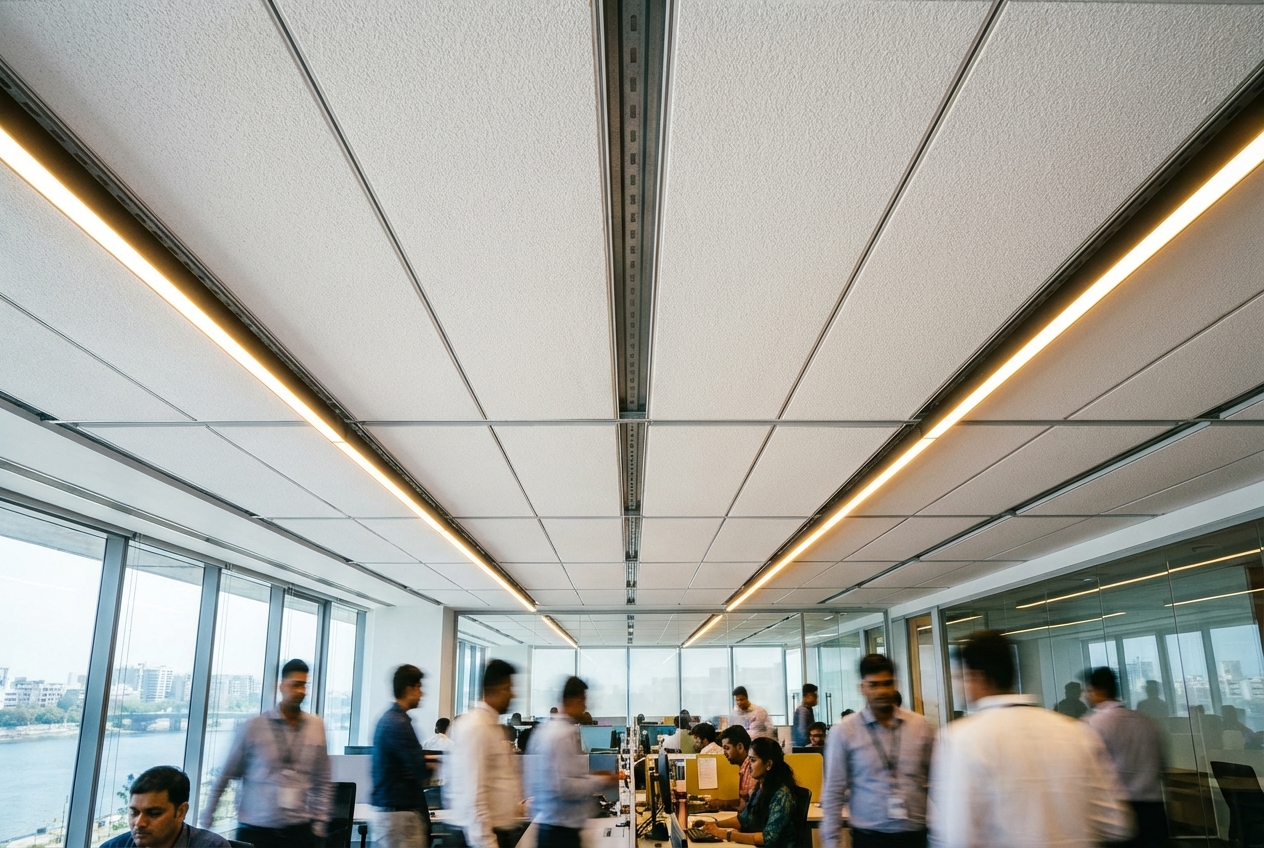Acoustic Ceiling Tiles for IT Companies in Ahmedabad