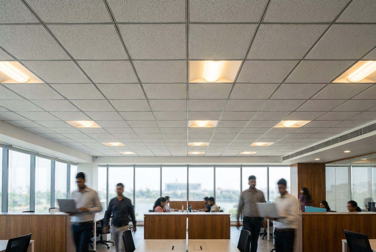 Acoustic Ceiling Tiles for IT Companies in Surat