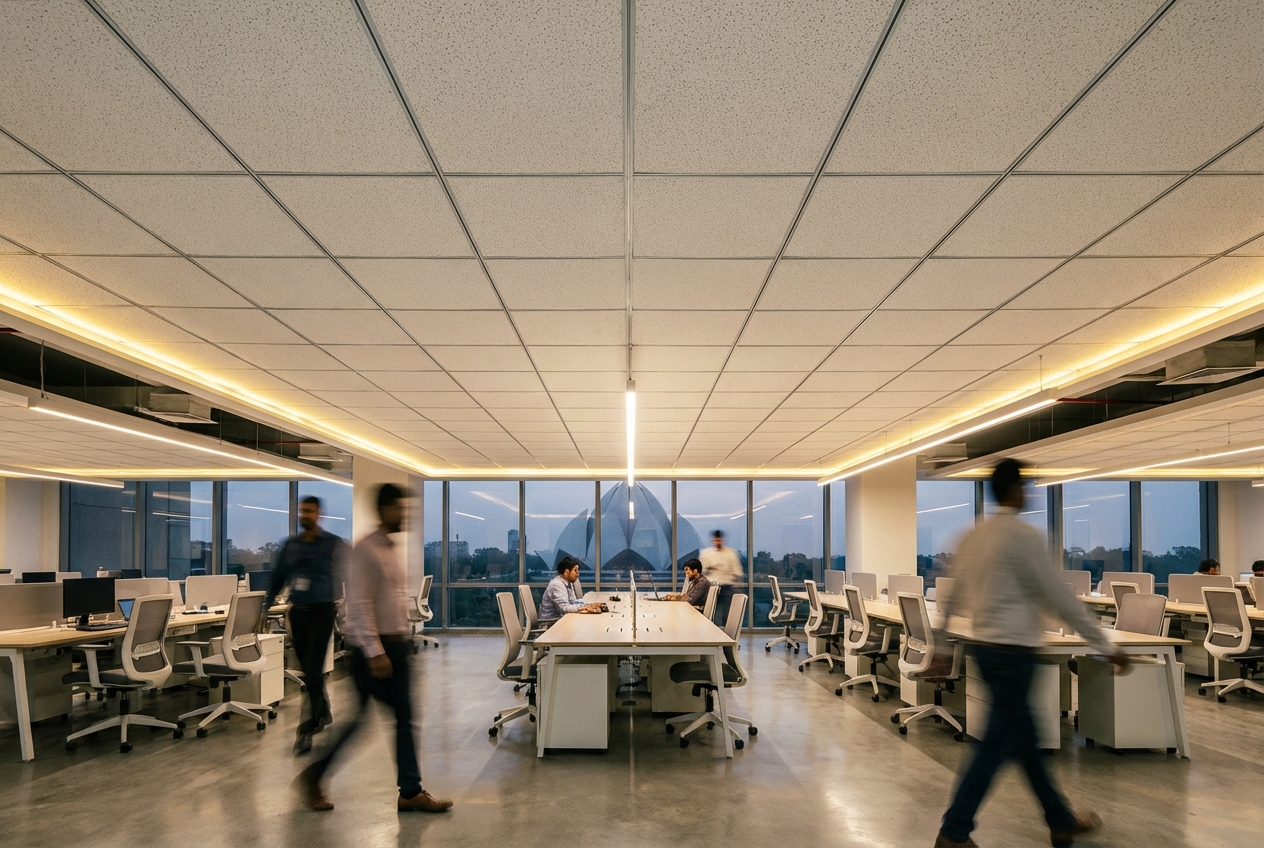 Acoustic Ceiling Tiles for IT Offices in Noida