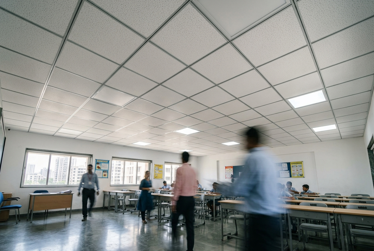 Acoustic Ceiling Tiles for Classrooms in Mumbai