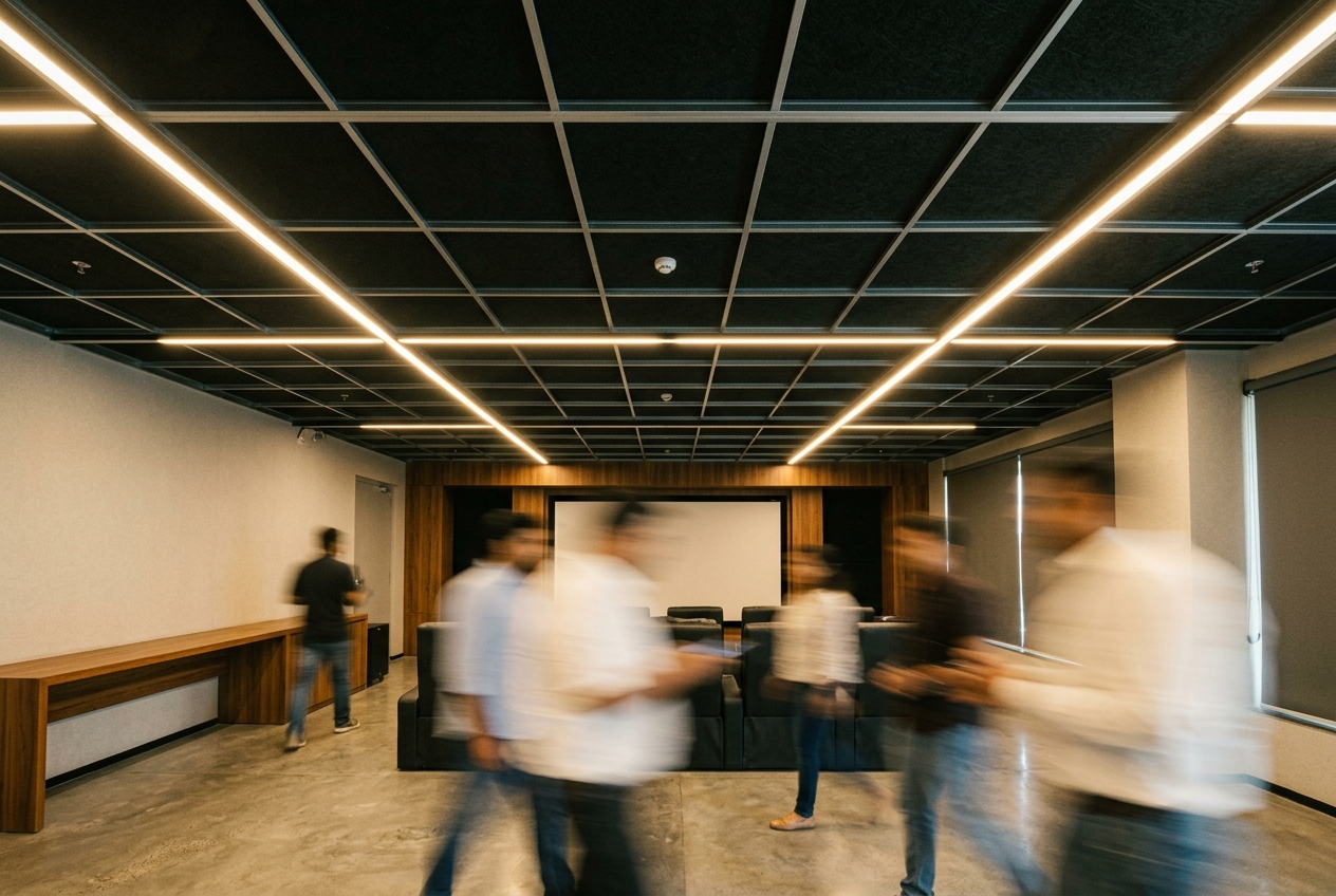 Acoustic Ceiling Tiles for Home Theatres in Mumbai