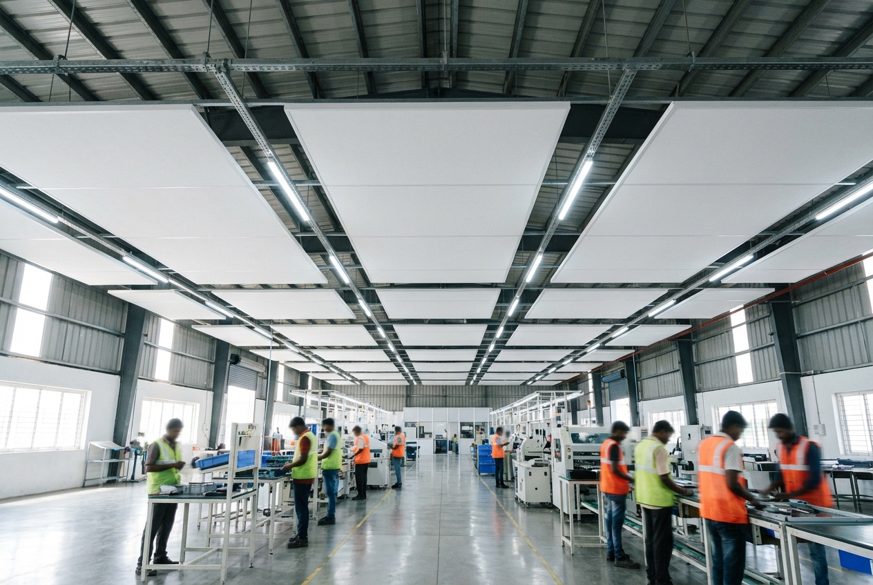 Acoustic Ceiling Tiles for Manufacturers in Coimbatore