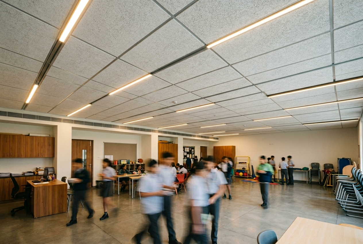 Acoustic Ceiling Tiles for Schools in Chandigarh