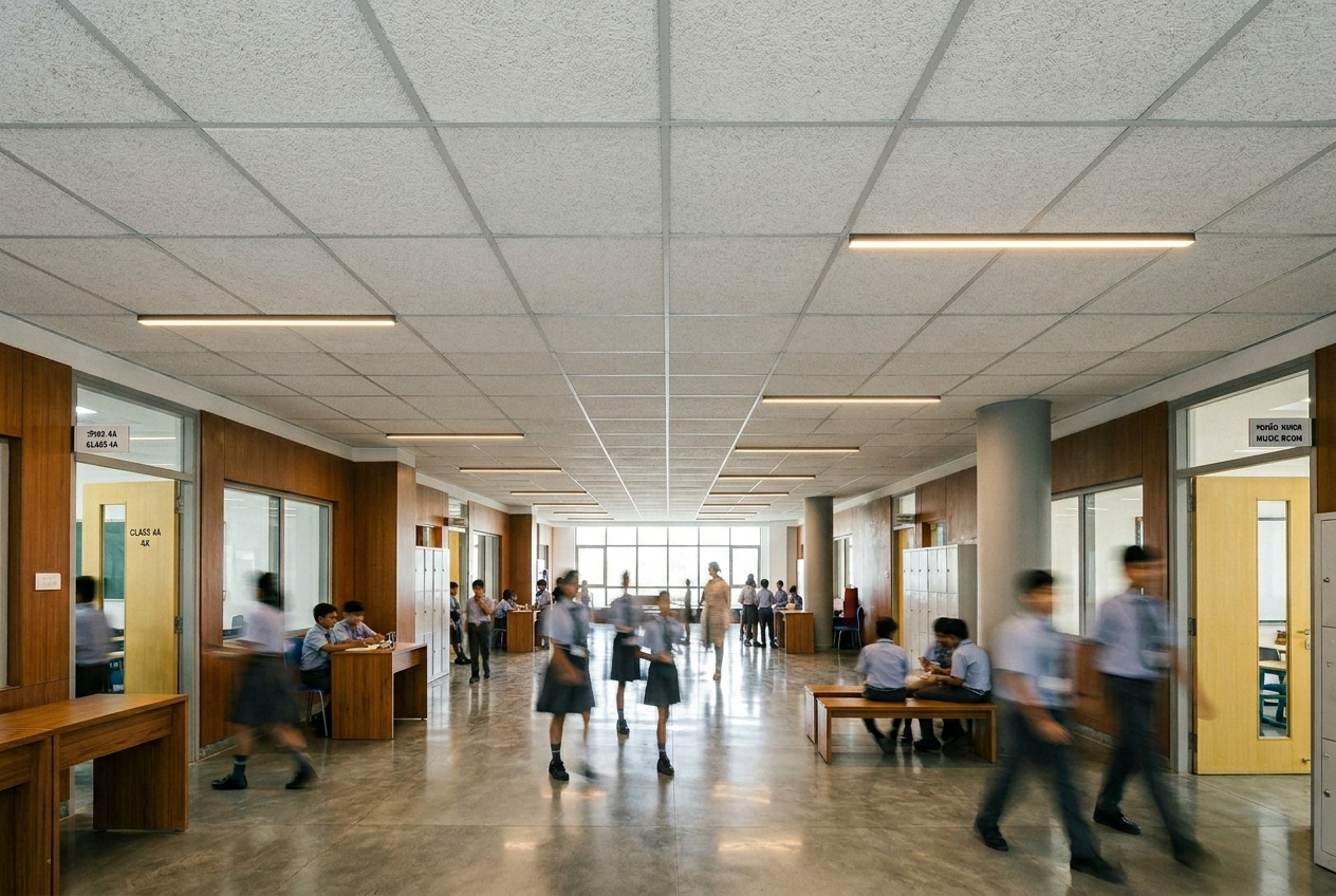 Acoustic Ceiling Tiles for Schools in Gurugram
