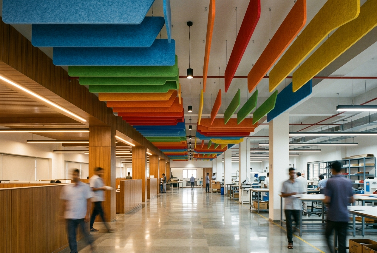Acoustic Panel For Manufacturing Units in Ahmedabad