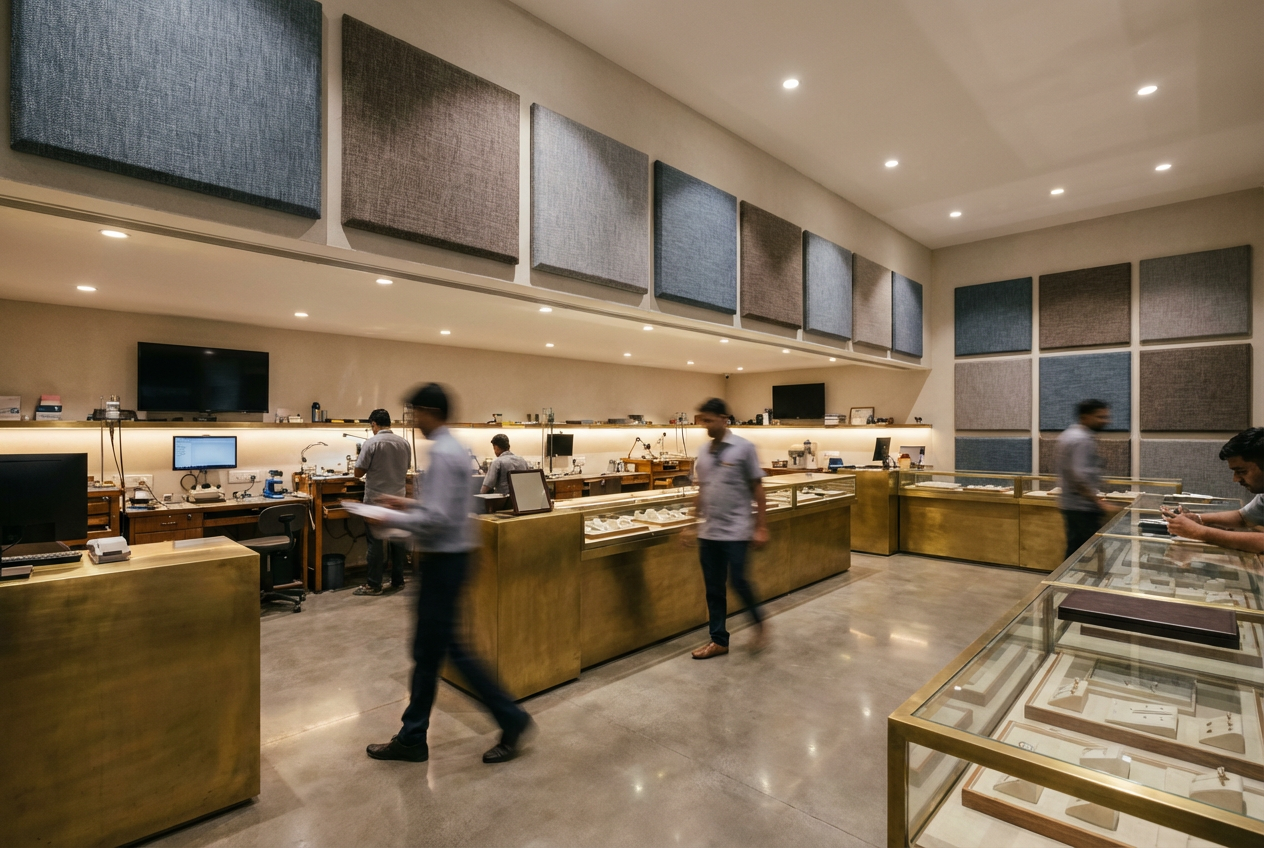 Acoustic Panels For Diamond Industry In Surat