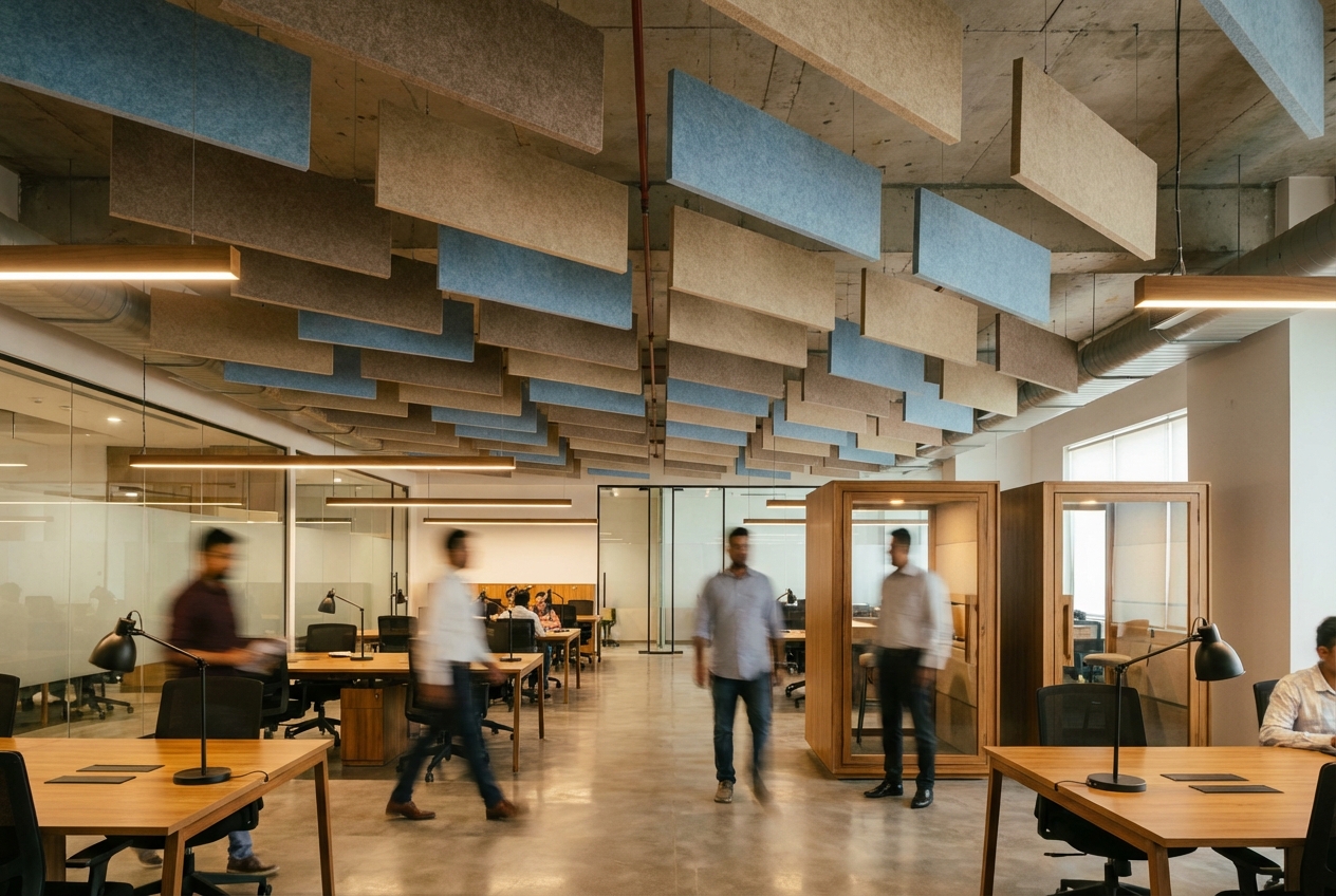 Acoustic Panels for Co-working Spaces in Gurugram