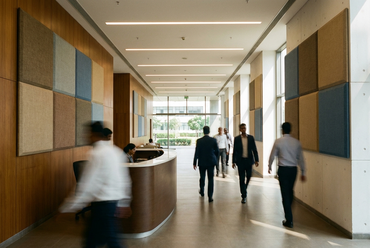Acoustic Panels for Corporate Campuses in Hyderabad