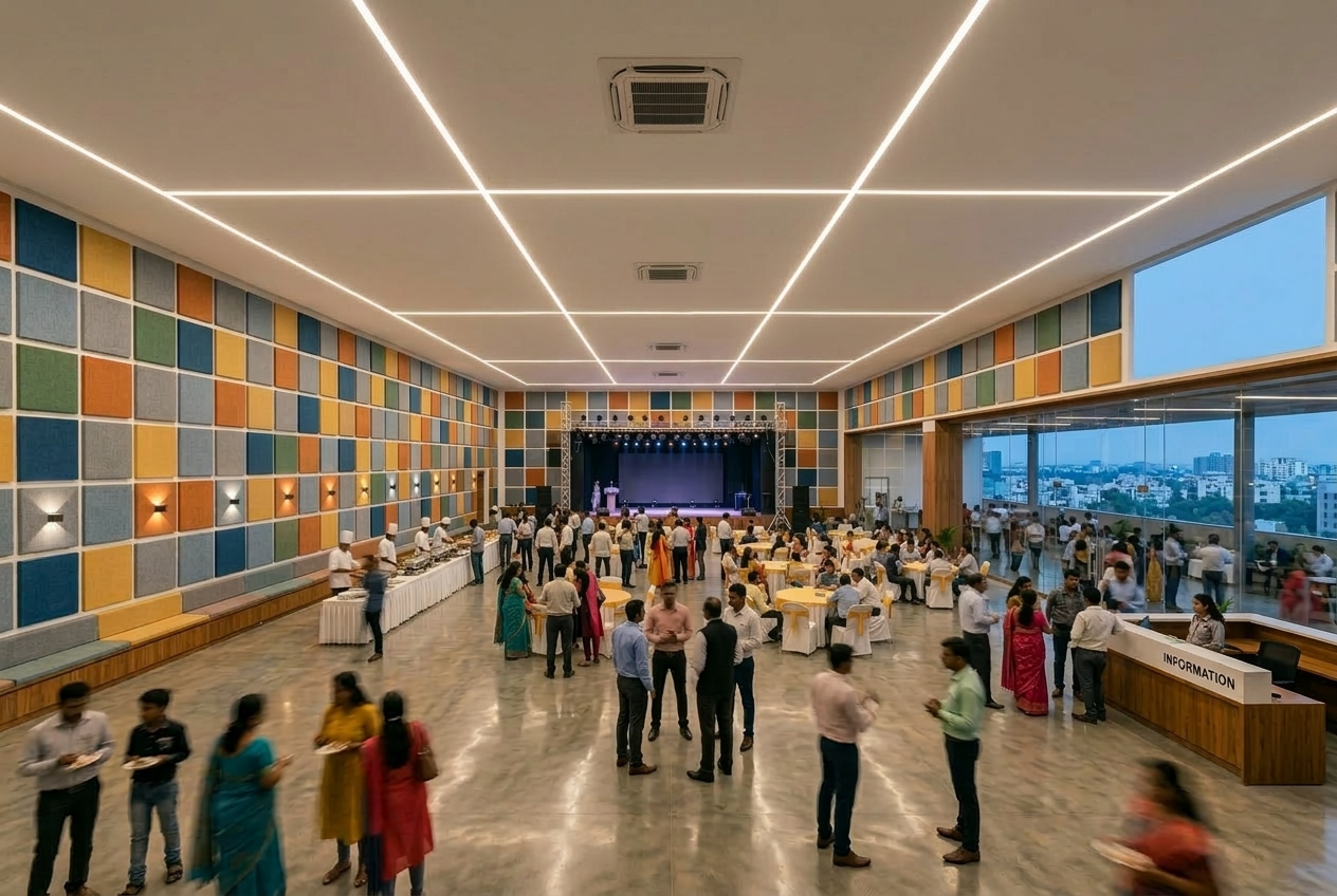Acoustic Panels for Event Venues in Bengaluru