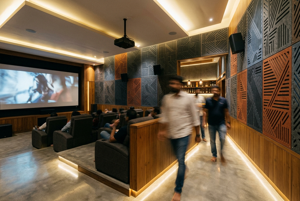 Acoustic Panels for Home Theatres in Bengaluru