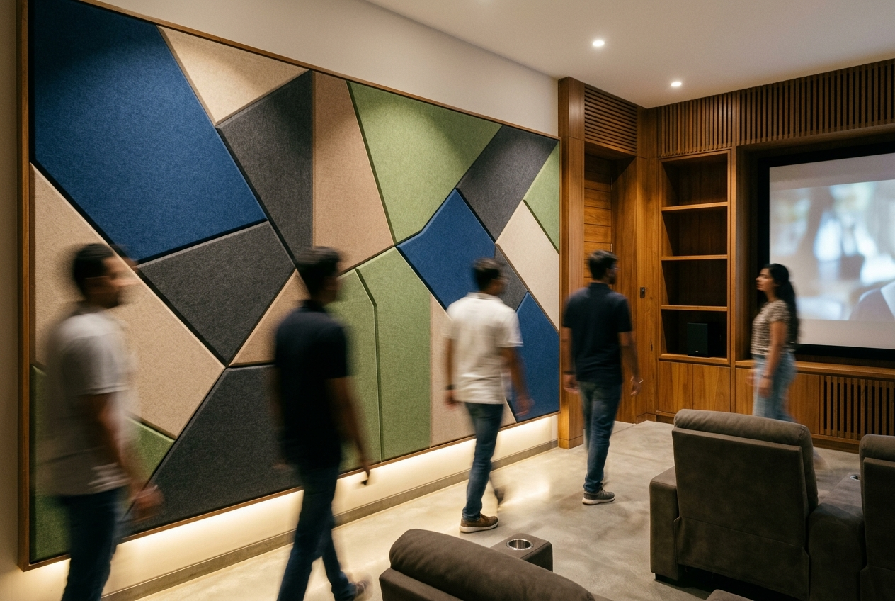 Acoustic Panels for Home Theatres in Chandigarh