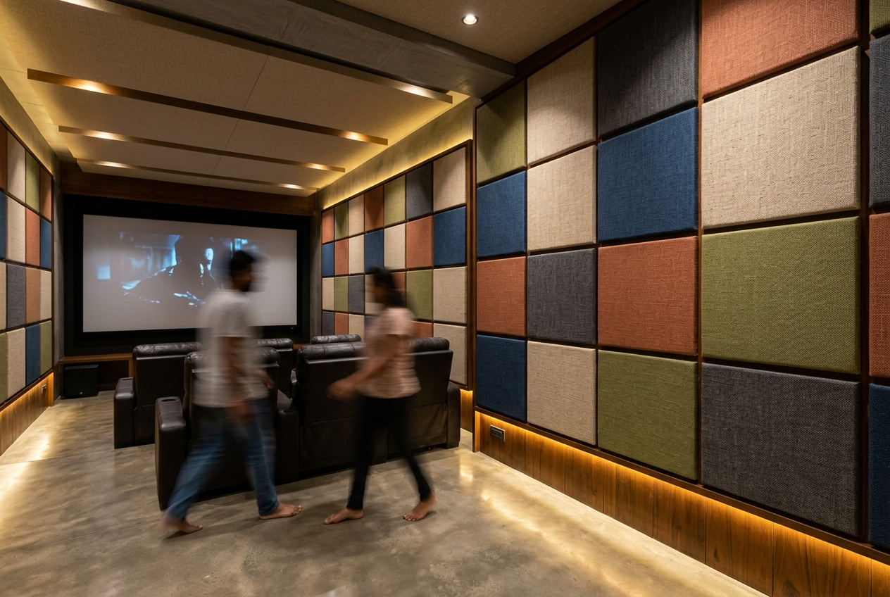 Acoustic Panels for Home Theatres in Hyderabad