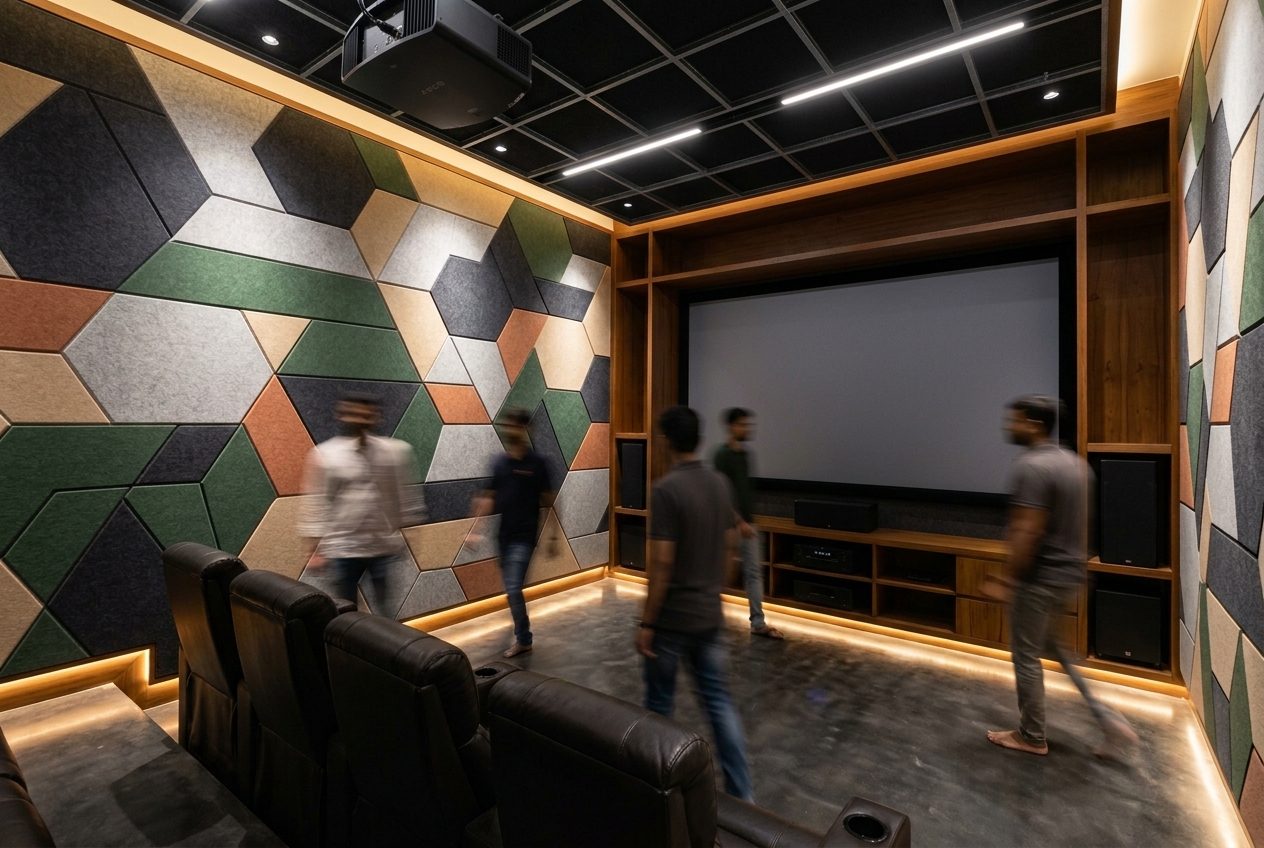 Acoustic Panels for Home Theatres in Noida