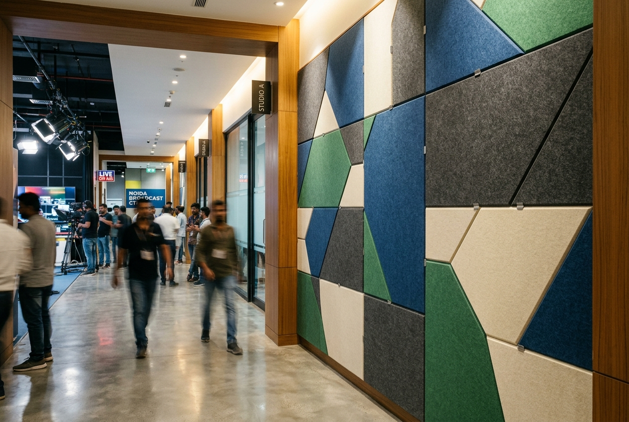 Acoustic Panels for Media Companies in Noida