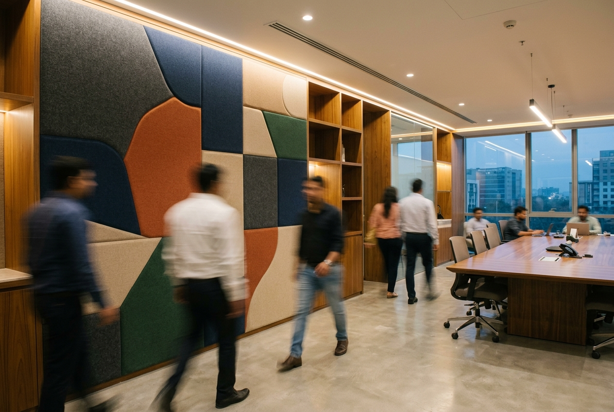 Acoustic Panels for Multinational Offices in Gurugram
