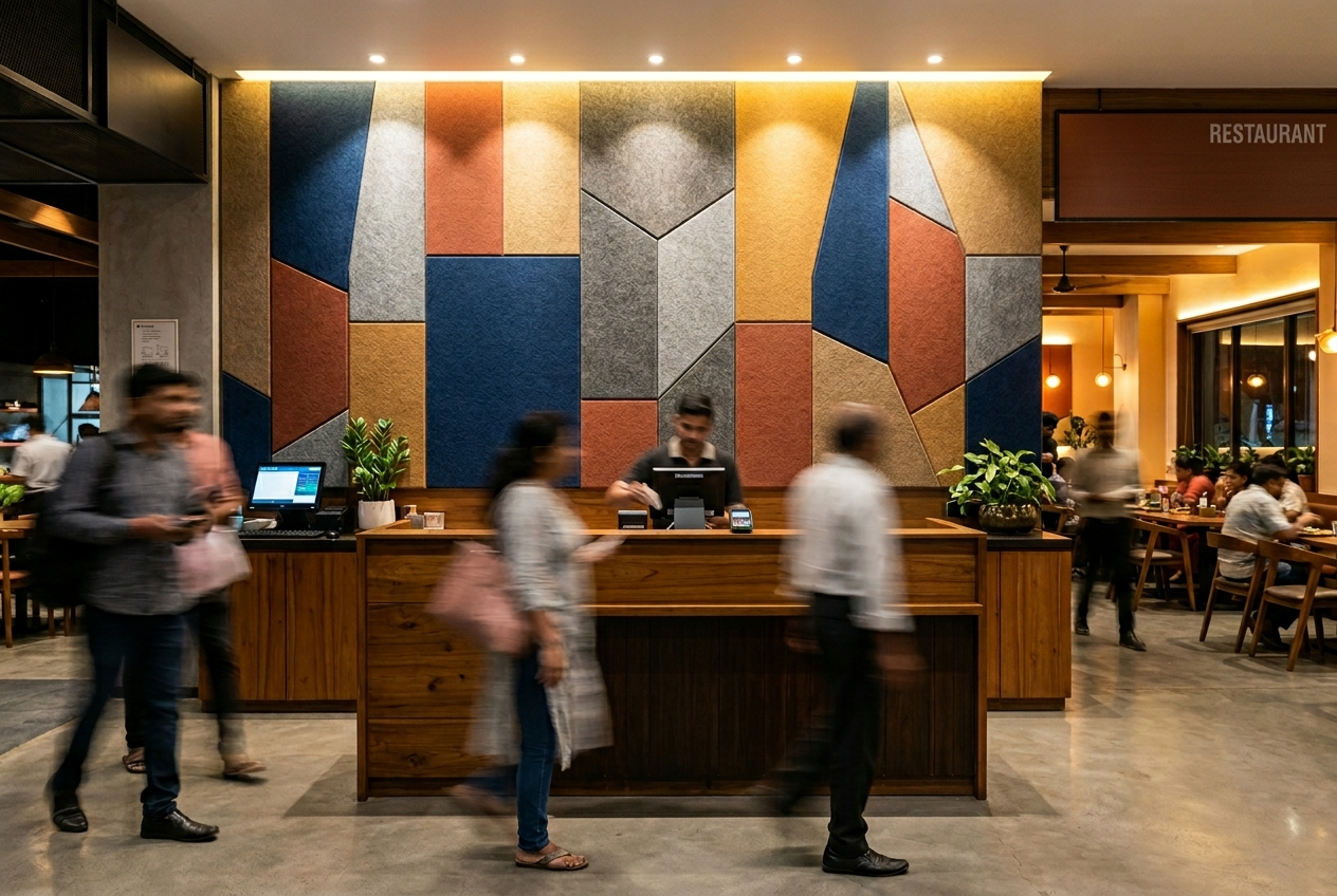 Acoustic Panels for Restaurants in Ahmedabad