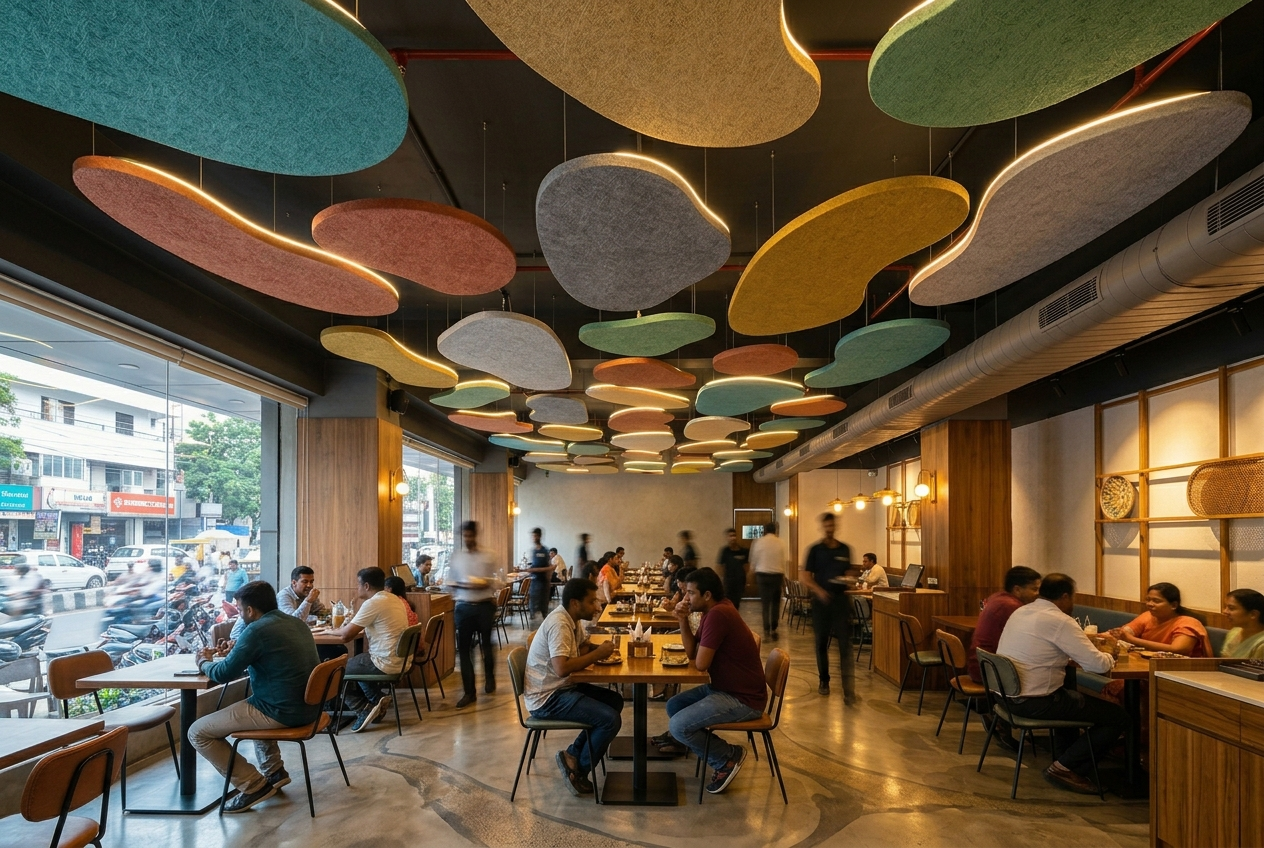 Acoustic Panels for Restaurants in Coimbatore