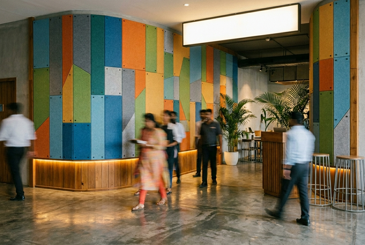 Acoustic Panels for Restaurants in Coimbatore