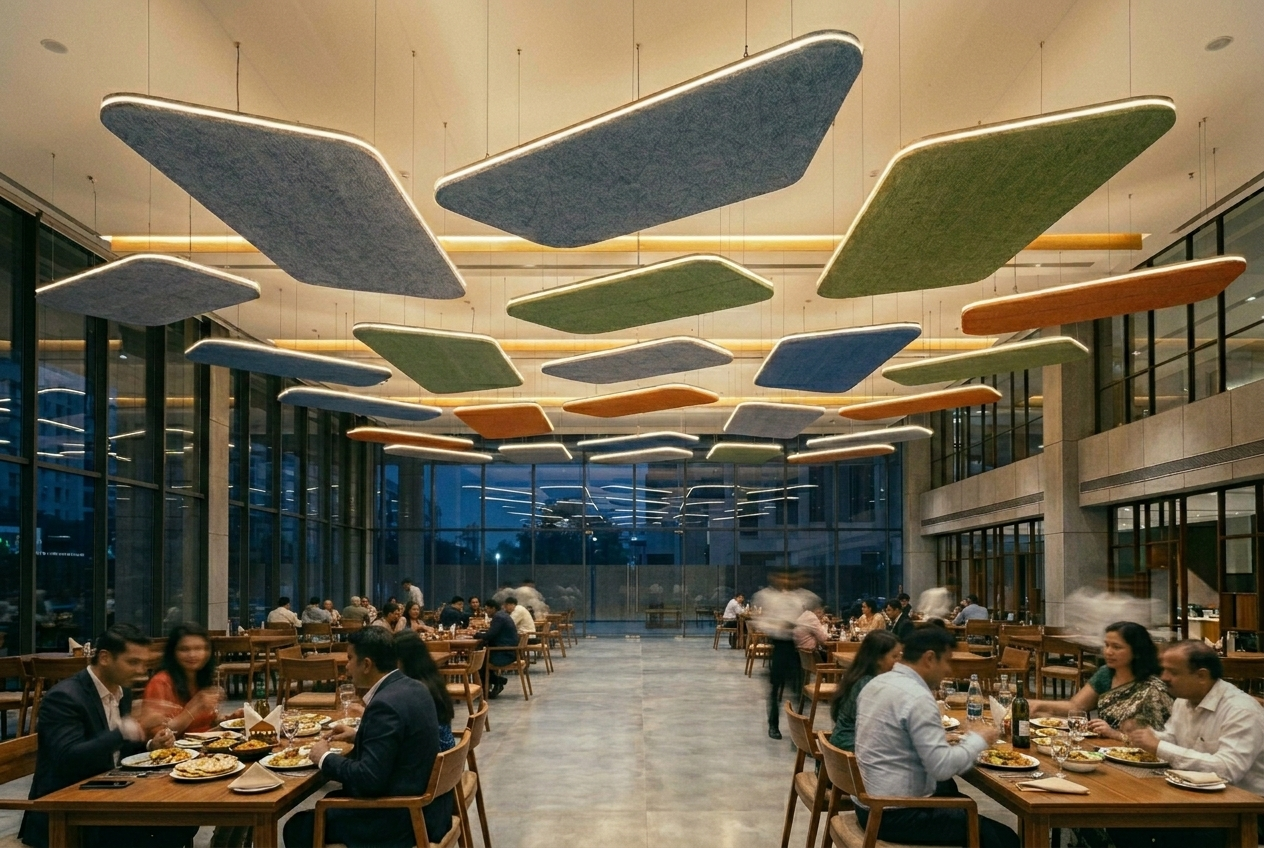 Acoustic Panels for Restaurants in Delhi