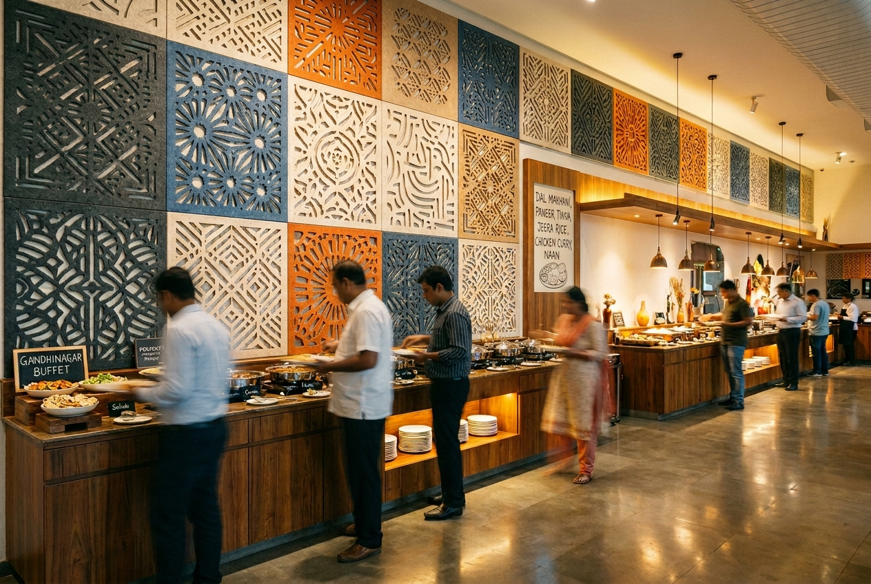 Acoustic Panels for Restaurants in Gandhinagar