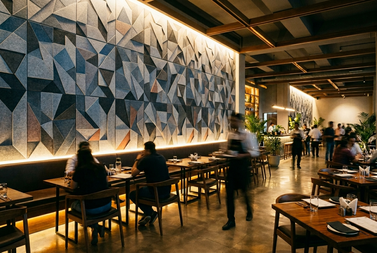Acoustic Panels for Restaurants in Gurugram