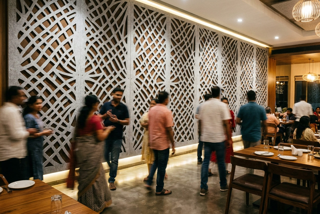 Acoustic Panels for Restaurants in Hyderabad