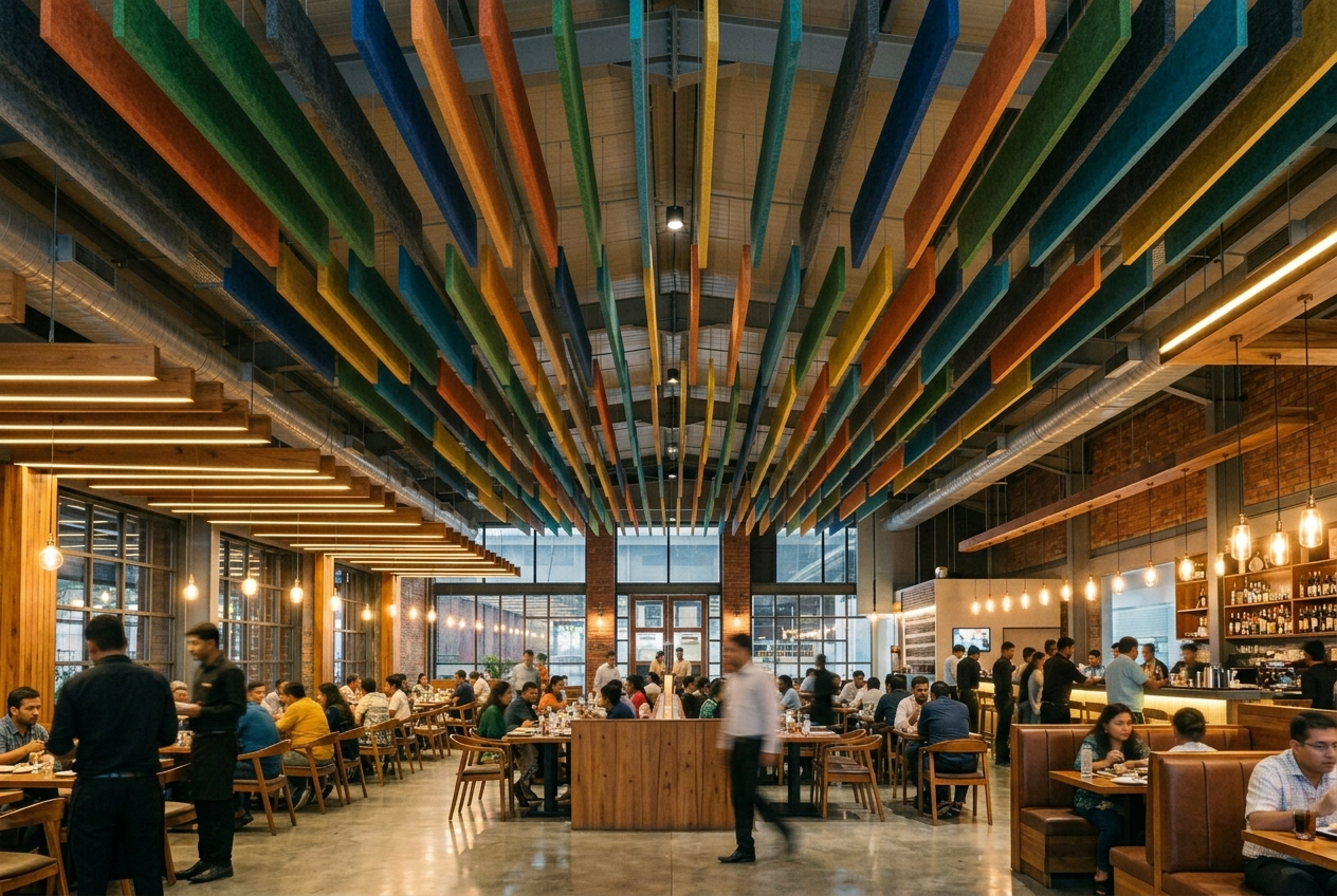 Acoustic Panels for Restaurants in Indore