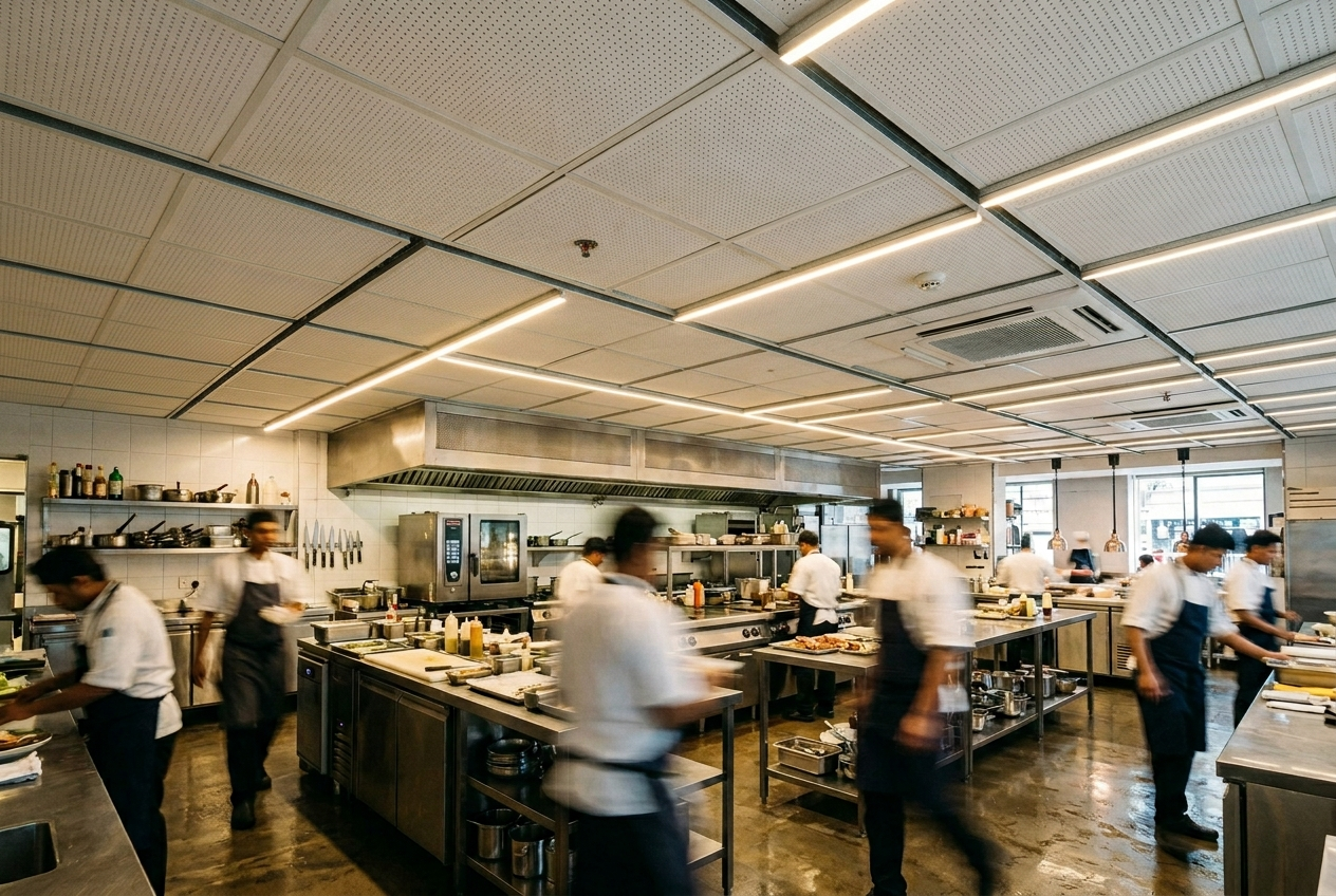 Best Acoustic Ceiling Tiles for Restaurants in Mumbai