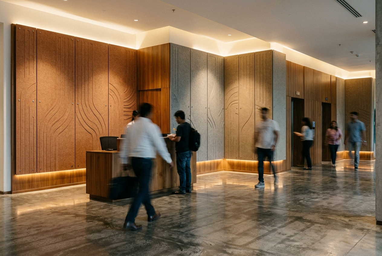 Best Acoustic Panels for Hotel Lobby & Banquet Projects | Amazone By Furnitech