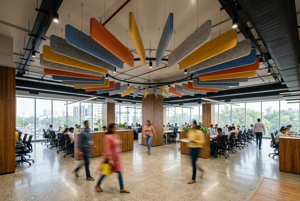 Get Acoustic Panels for Your 200-Seat Office | Amazone By Furnitech