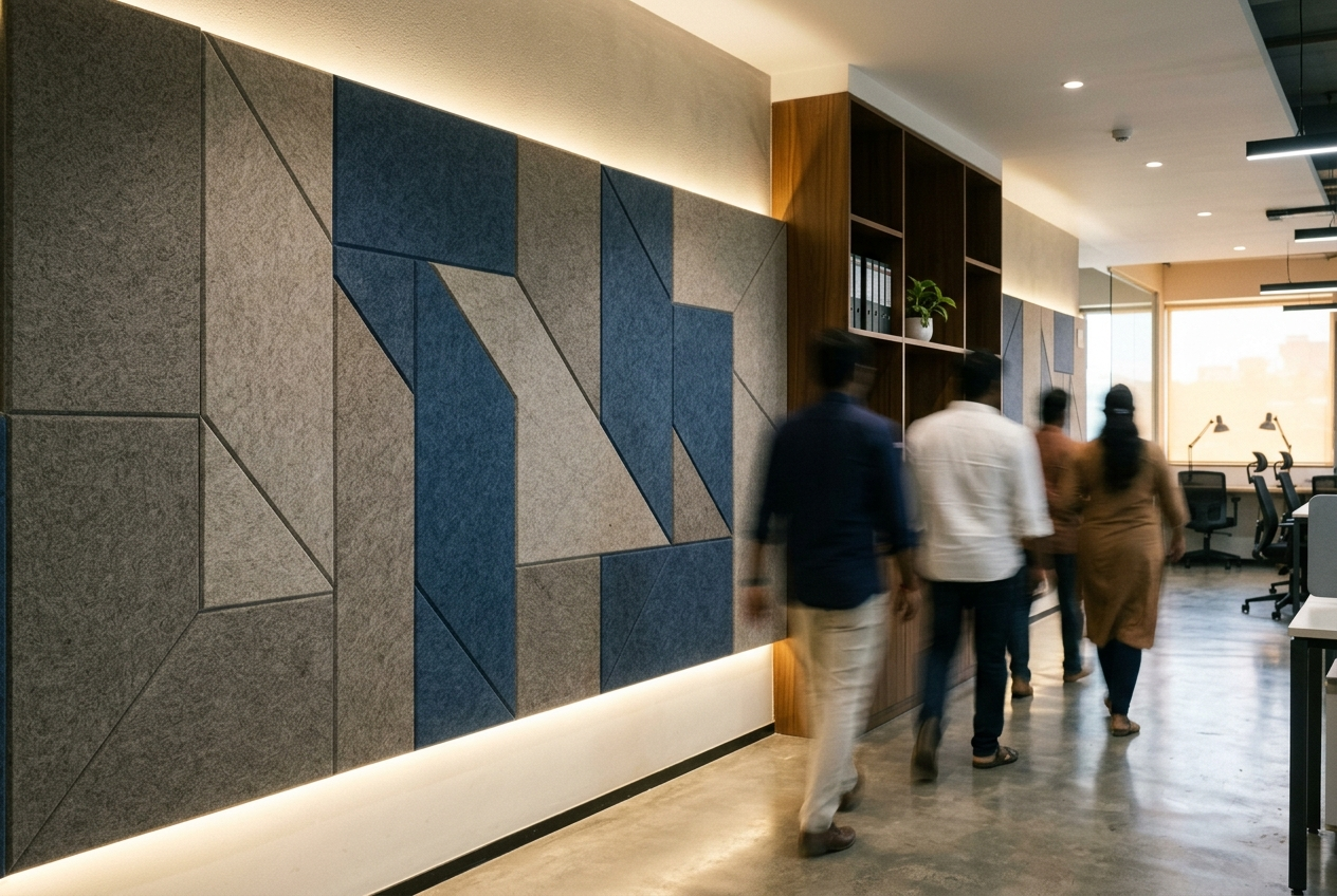 Get the Right Acoustic Panels Made for Modern Office Interiors | Amazone By Furnitech